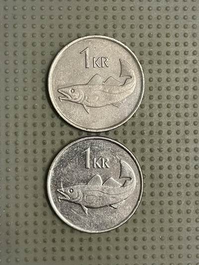 2026年第9场各国散币拍卖（总第159场） - 冰岛1克朗2枚