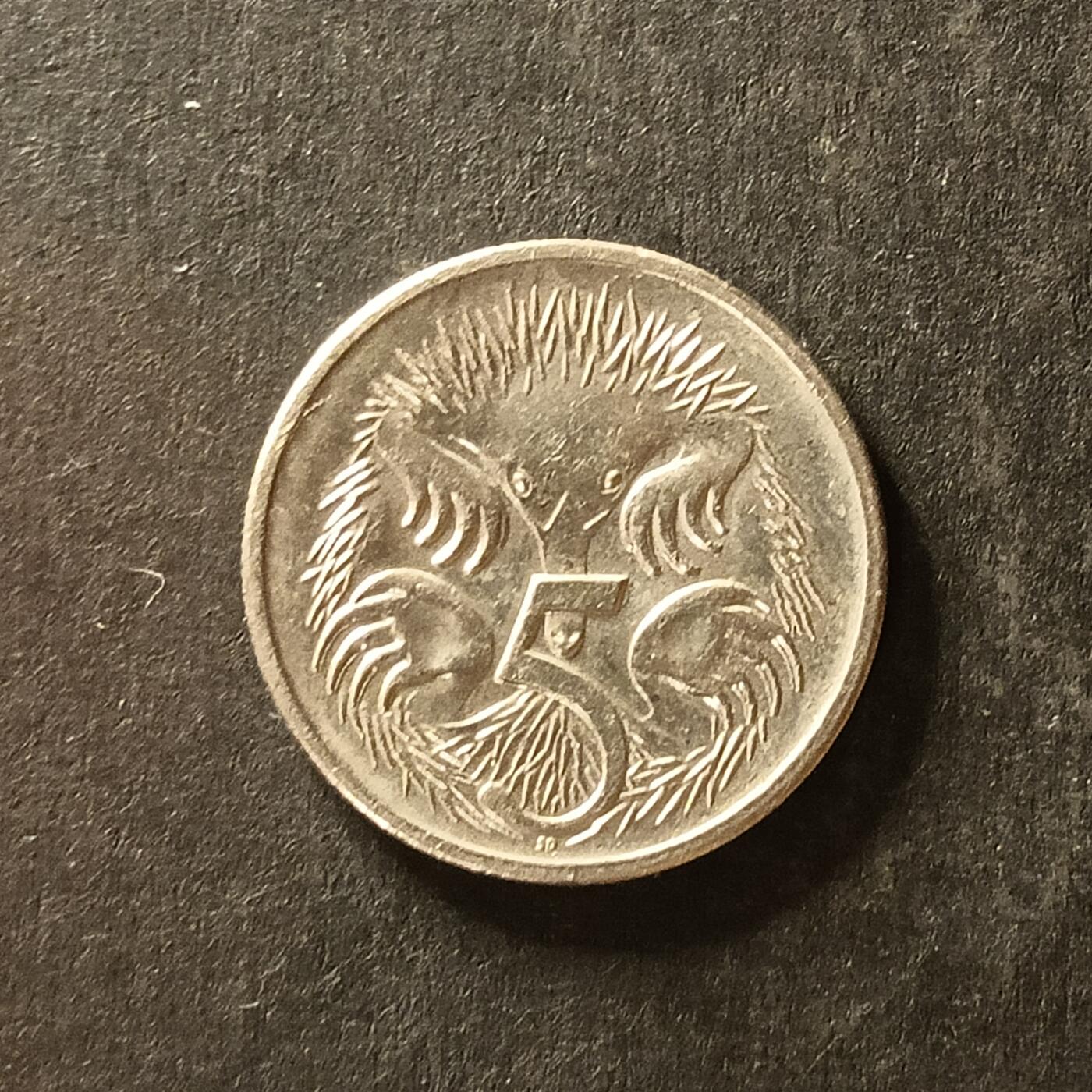 逸泉钱币2026A世界散币纸币纪念币专场A第一场 93 澳大利亚5分针鼹