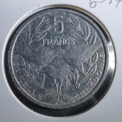 沼泽如烟--第960场 - 法属新喀里多尼亚1991年5法郎