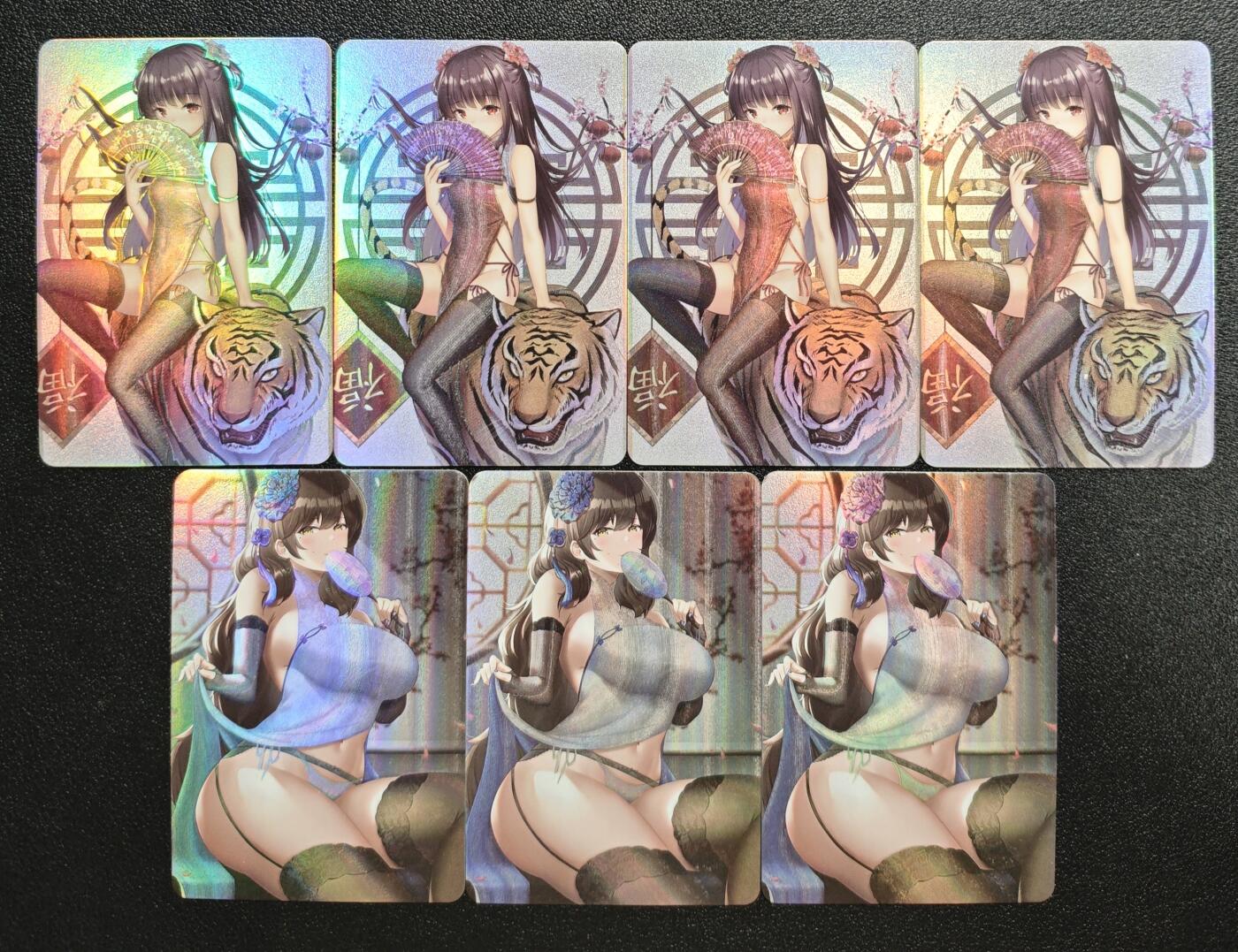 天玑星卡拍第161期《1.15周四截拍》持续收拍收评中 满赠卡需备注 宁缺卡牌 动漫美女 彩闪 七张