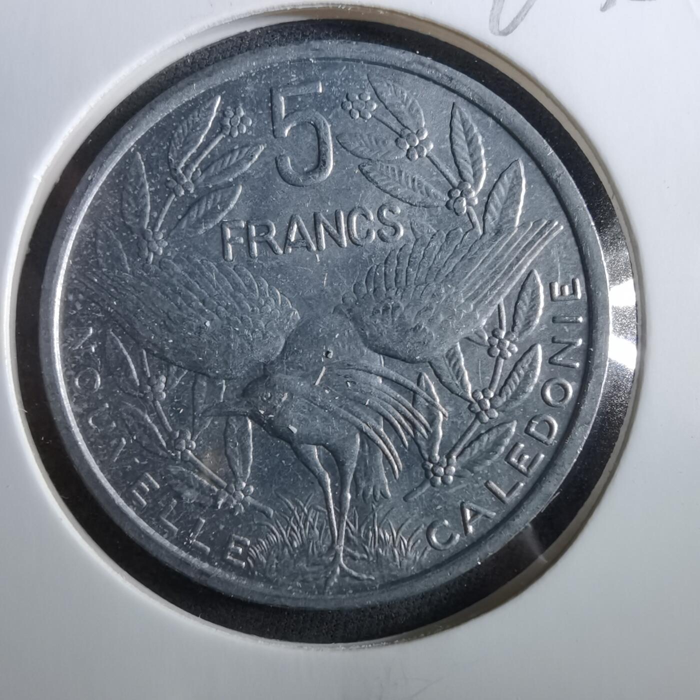 沼泽如烟--第960场 法属新喀里多尼亚1992年5法郎