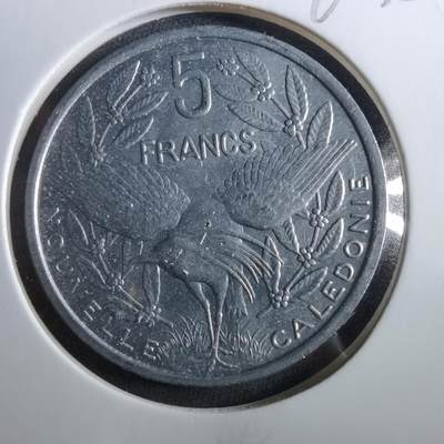 沼泽如烟--第960场 - 法属新喀里多尼亚1992年5法郎