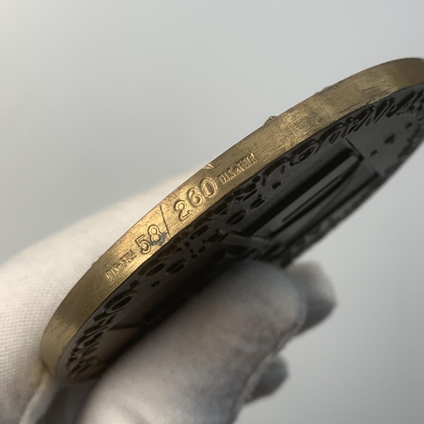 掌中浮雕-藏着的欧洲第049场 1972年葡萄牙波尔图内河航运铜章，尼日利亚神尚戈，80mm，225g