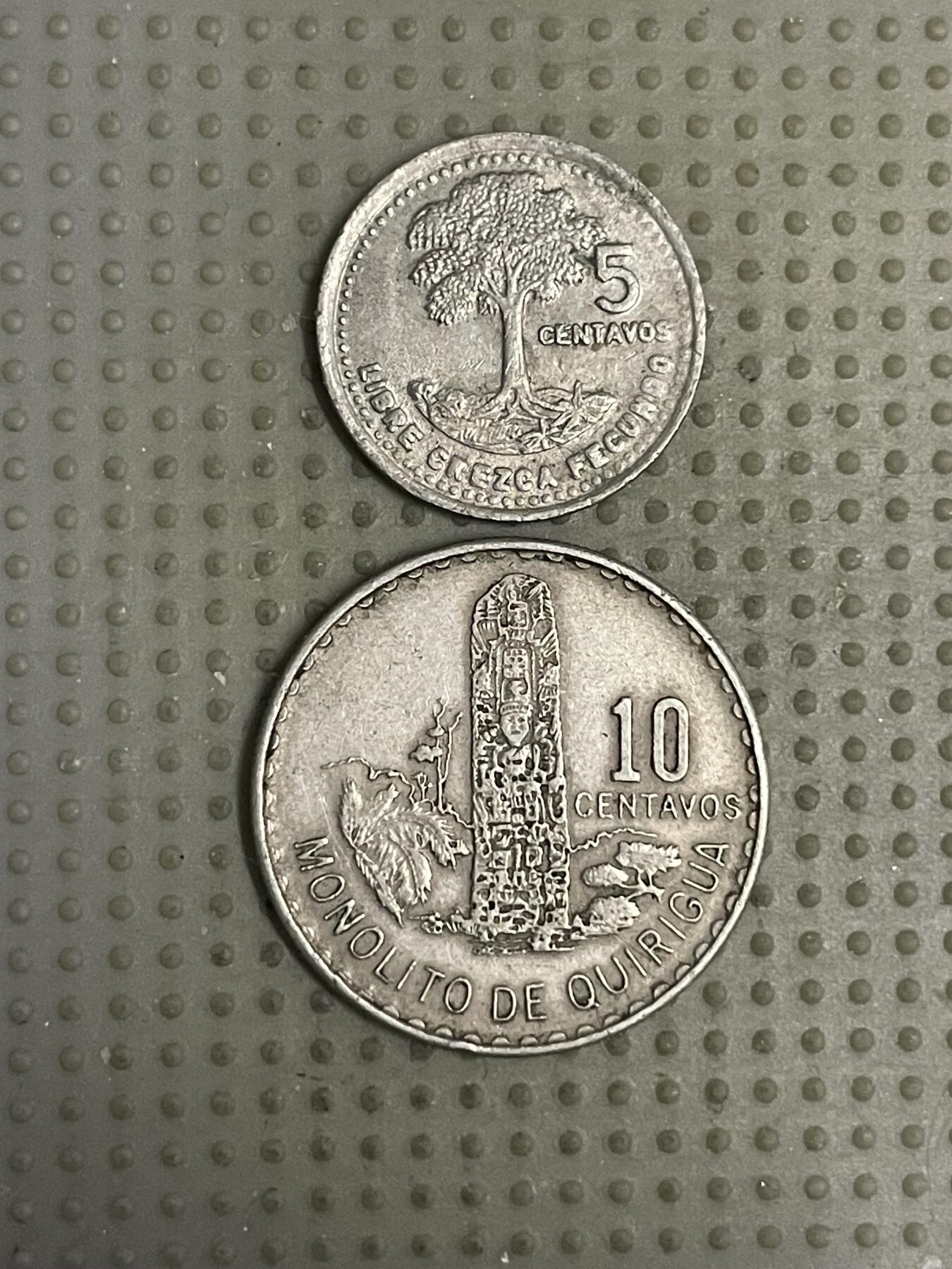 2026年第11场各国散币拍卖（总第161场）16.17两天外出，18号可以发货 危地马拉2枚