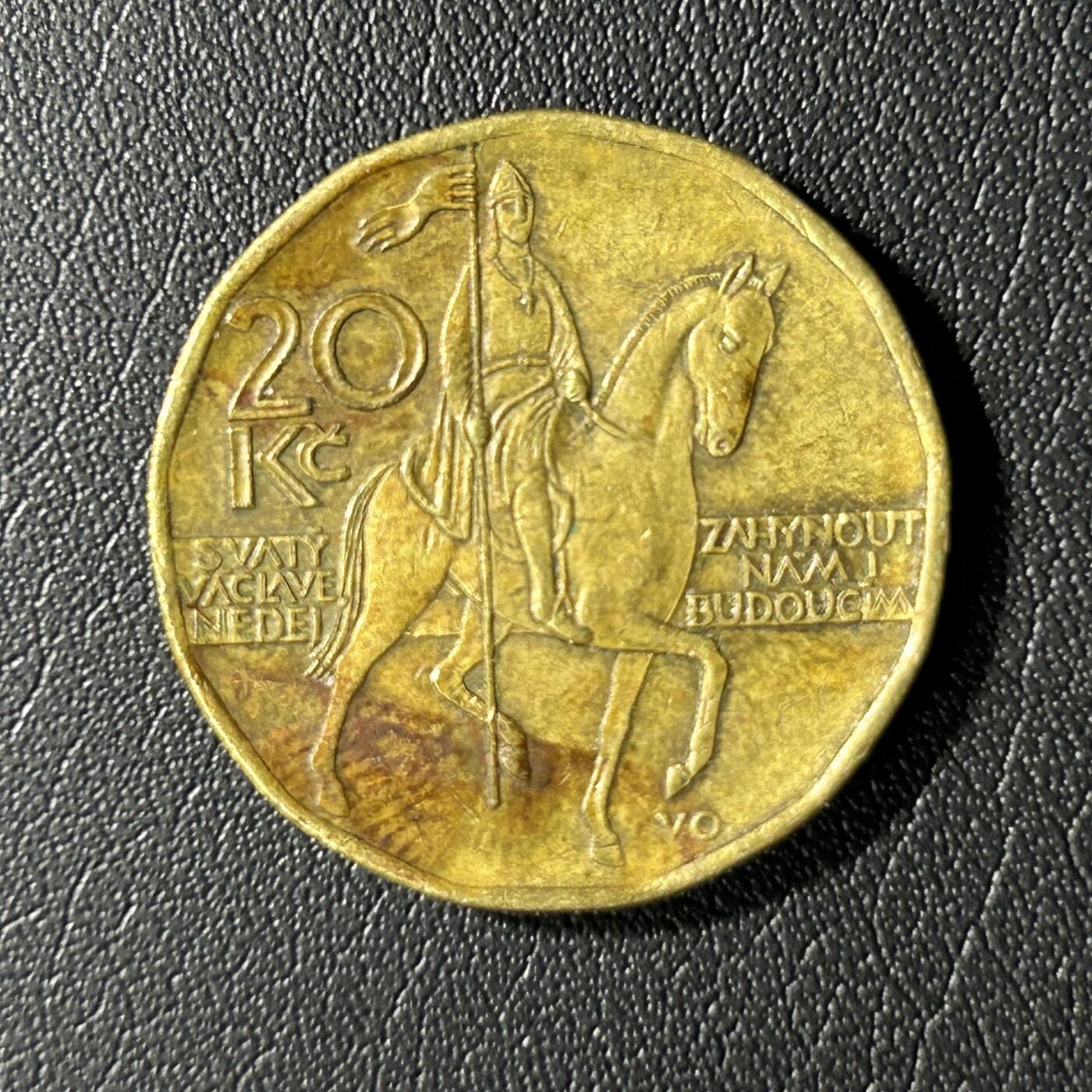 【铜匠收藏】★第136场★客户代拍 散币场，无寄存！！无佣金，30包邮。不满30元，支付5元运费。《接受代拍 代送NGC评级》 1999年捷克20克朗铜币