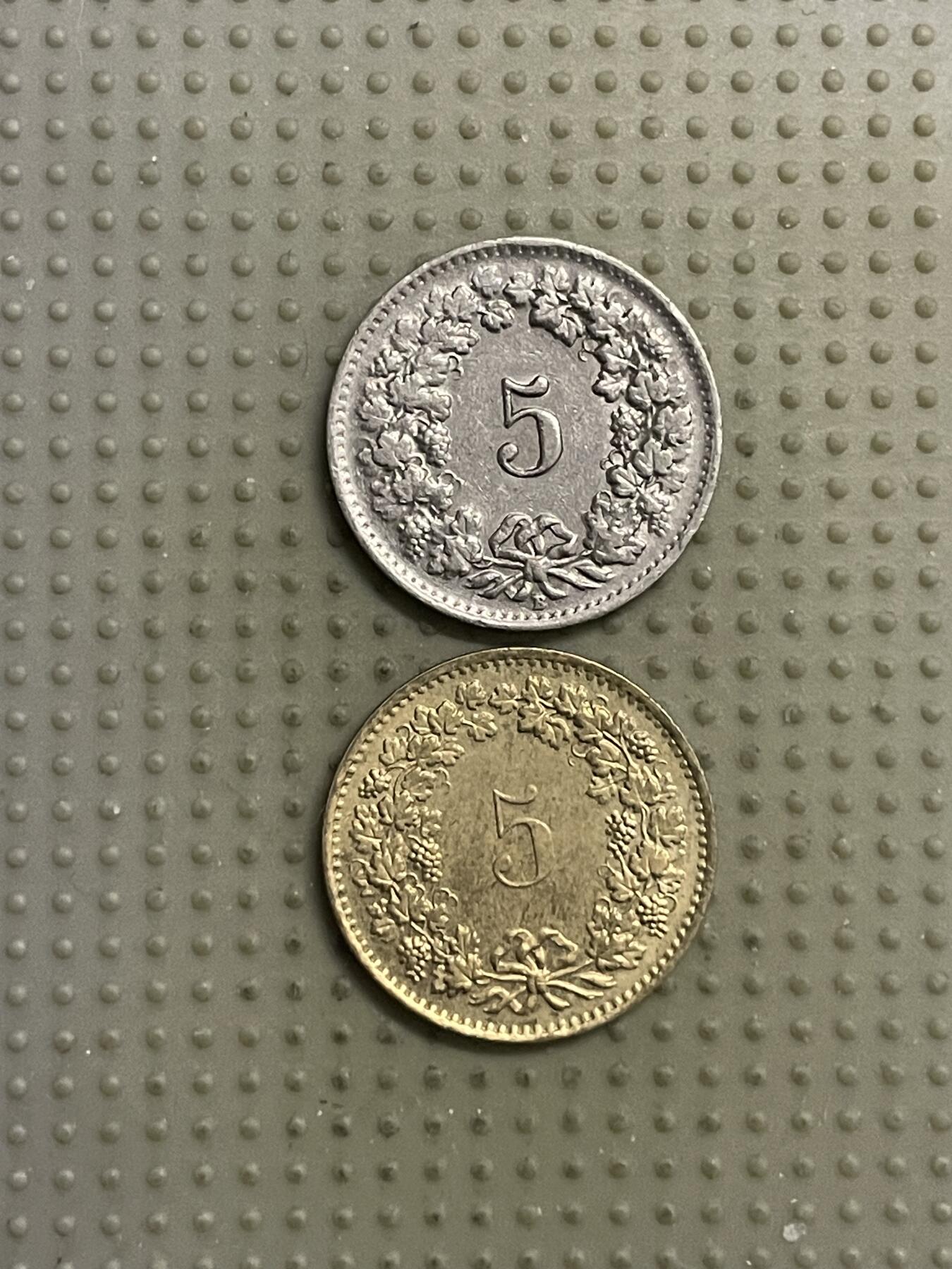 2026年第10场各国散币拍卖（总第160场）16.17两天外出，18号可以发货 瑞士5生丁2枚