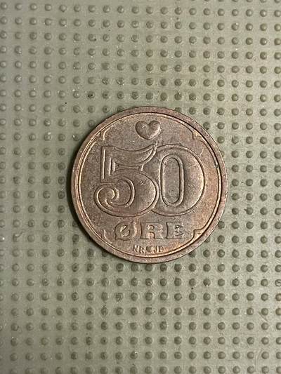 2026年第9场各国散币拍卖（总第159场） - 丹麦1989年50欧尔