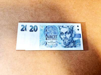 【Blue Auction】世界纸币精拍第775期——18级TOP拍卖/信誉/品质/专业/高效💫 - 【一组2张】捷克 1994年20克朗 全新UNC