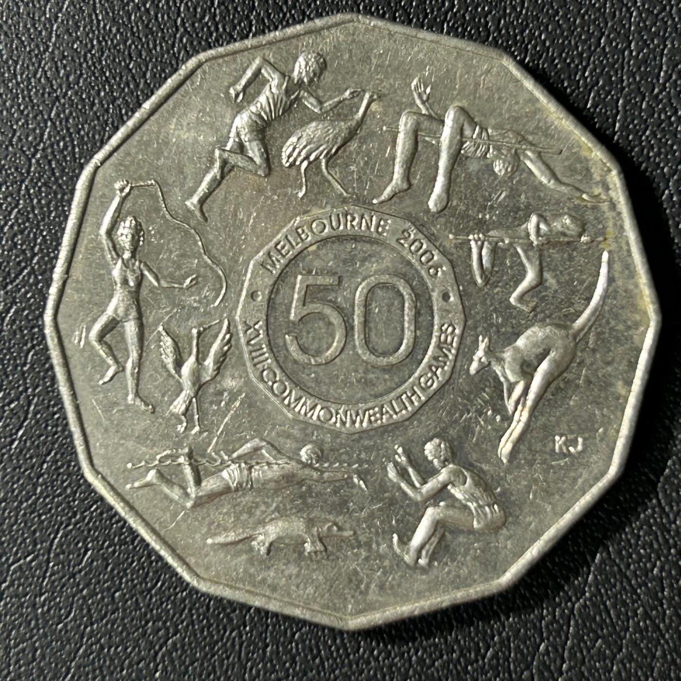 【铜匠收藏】★第136场★客户代拍 散币场，无寄存！！无佣金，30包邮。不满30元，支付5元运费。《接受代拍 代送NGC评级》 2005年澳大利亚50分铜镍币