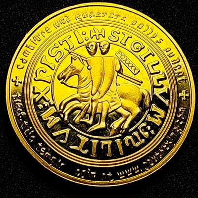 泉币菌-第168场- 精品福利场 - 纪念章 马剑骑士 纪念品 40×3mm