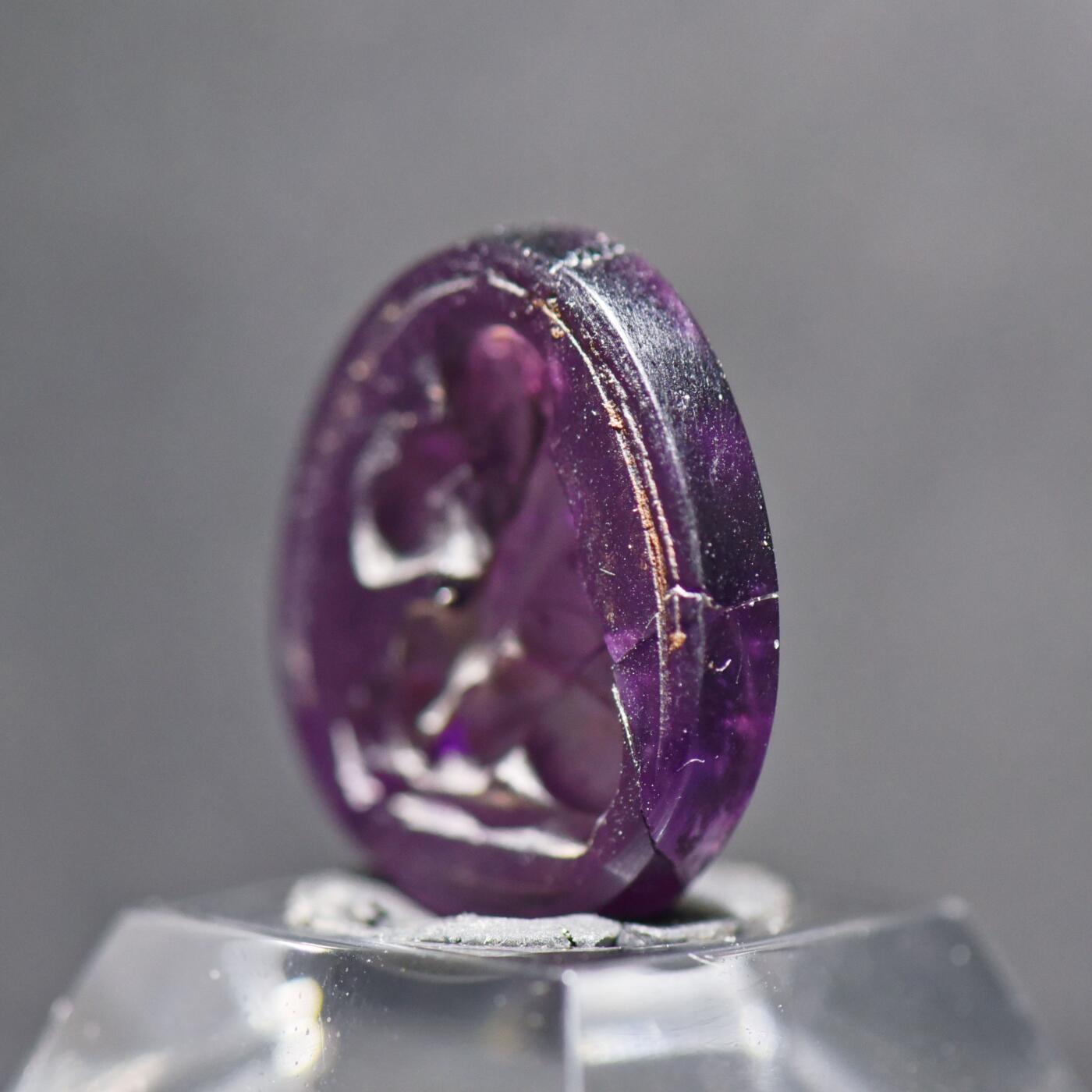 【良泉】【春节前最后一场】2月5日晚19.30点开拍！208组，本场结束后预存钱币的朋友请告知，将连同本场拍品一起邮寄，预祝诸位春节愉快！ 18-19世纪【英国】古典风格幼年赫拉克勒斯“塔西宝石（Tassie gem）”琉璃材质火漆印章【裂粘】