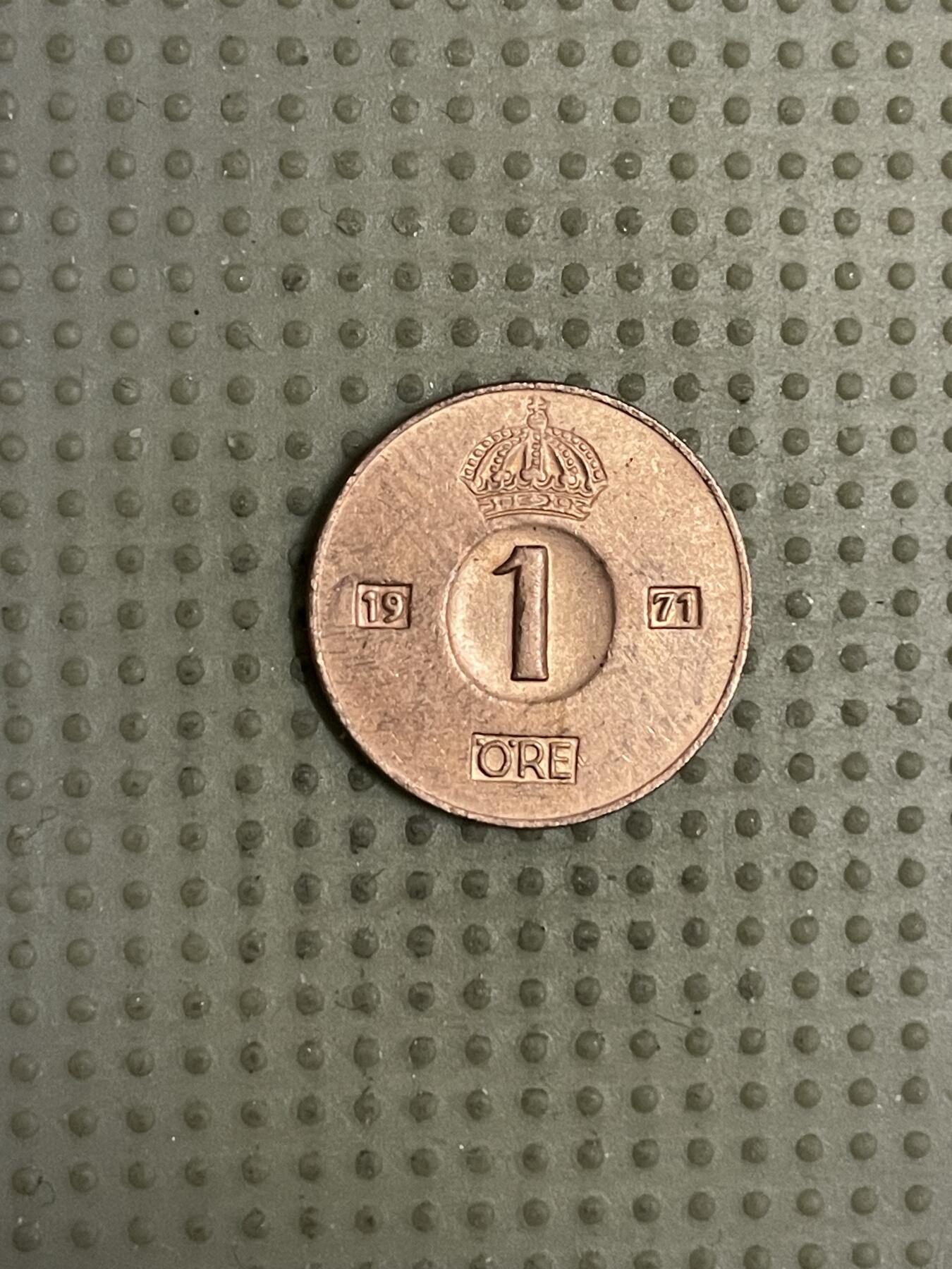 2026年第9场各国散币拍卖（总第159场） 瑞典1971年1欧尔