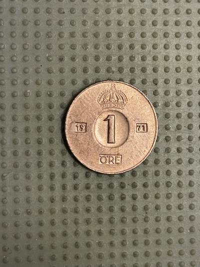 2026年第9场各国散币拍卖（总第159场） - 瑞典1971年1欧尔