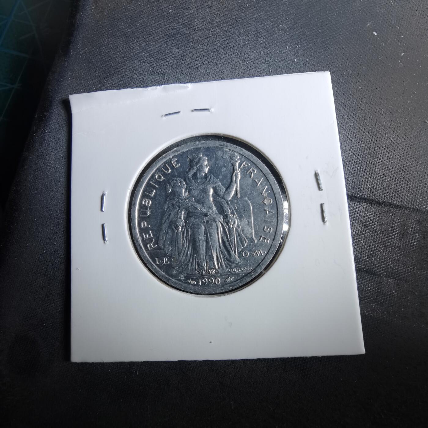 沼泽如烟--第960场 法属新喀里多尼亚1990年2法郎