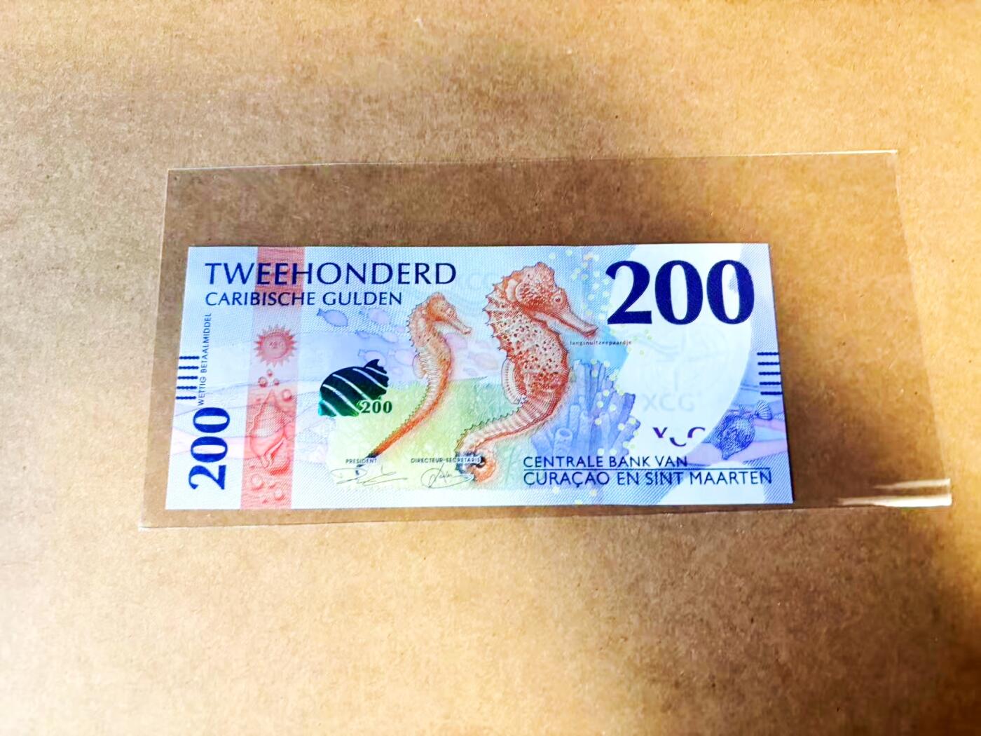 【Blue Auction】世界纸币精拍第775期——18级TOP拍卖/信誉/品质/专业/高效💫 库拉索 2025年200盾 全新UNC