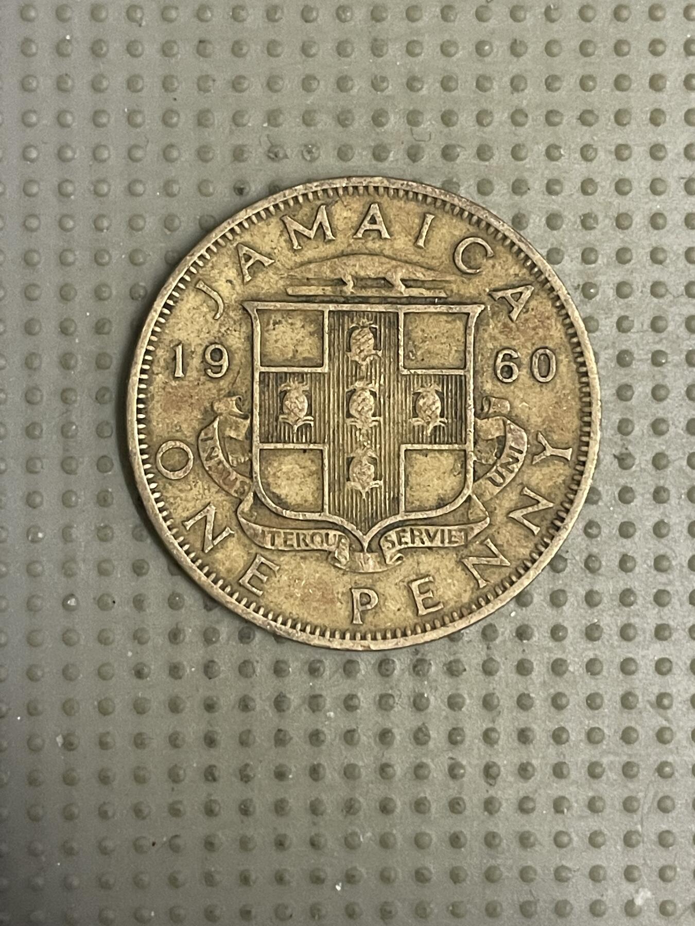 2026年第11场各国散币拍卖（总第161场）16.17两天外出，18号可以发货 牙买加1960年1便士