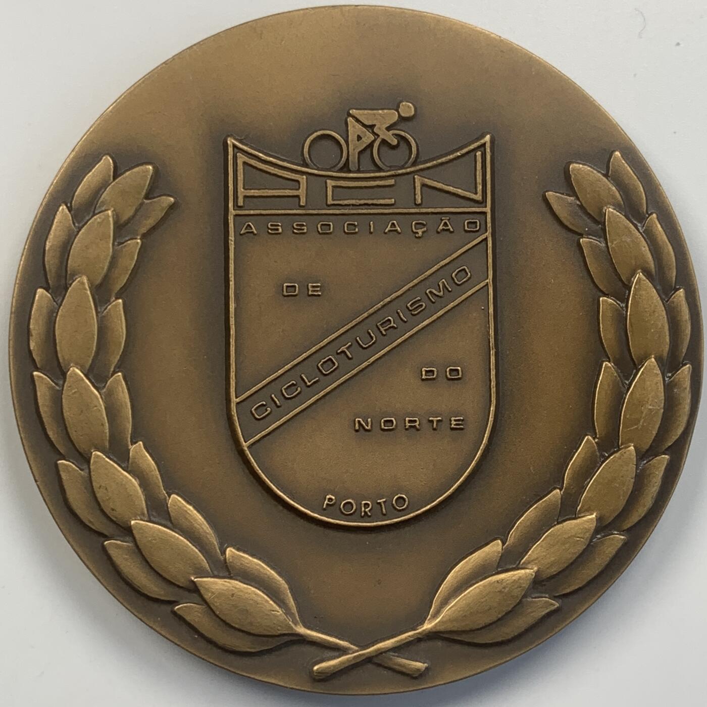 掌中浮雕-藏着的欧洲第049场 1996年葡萄牙波尔图自行车大赛铜章，83mm，206g