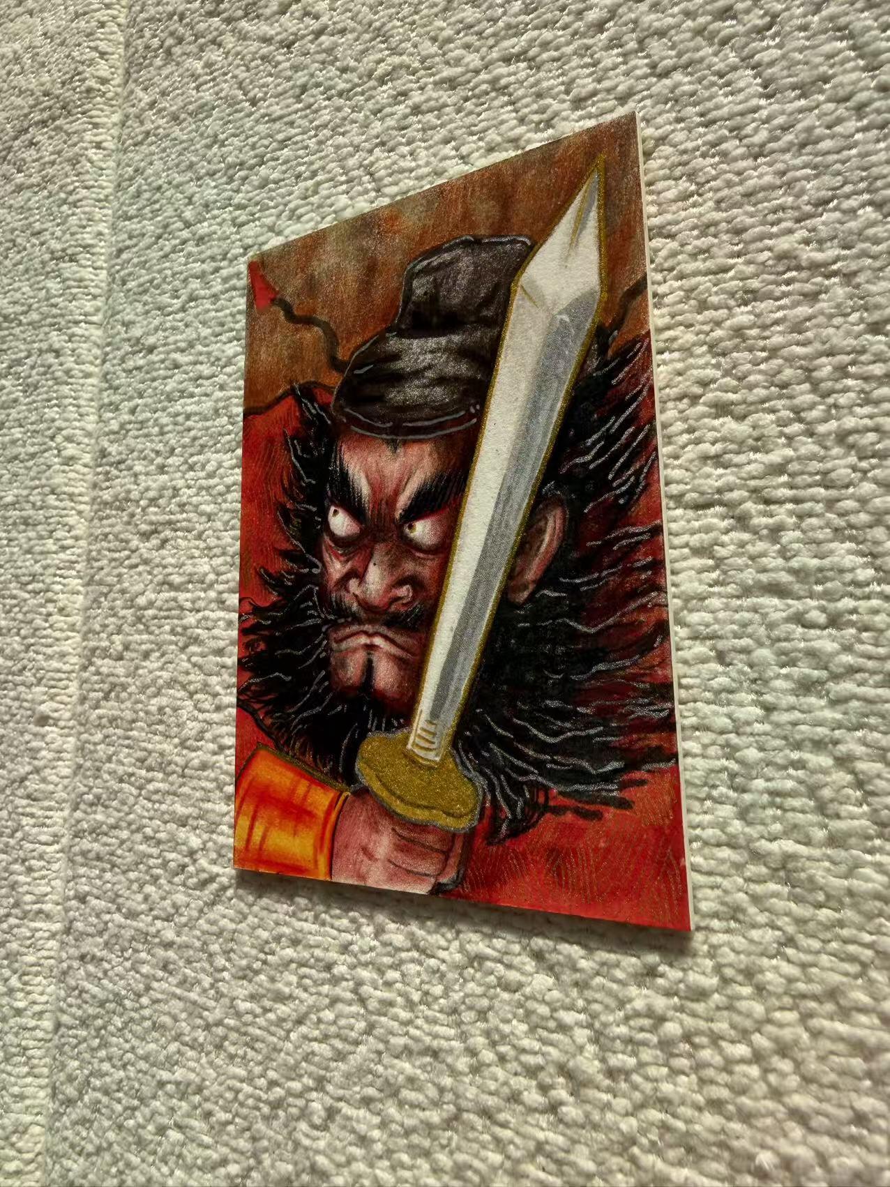 天玑星卡拍第161期《1.15周四截拍》持续收拍收评中 满赠卡需备注 【手绘卡】居子 钟馗 手绘卡