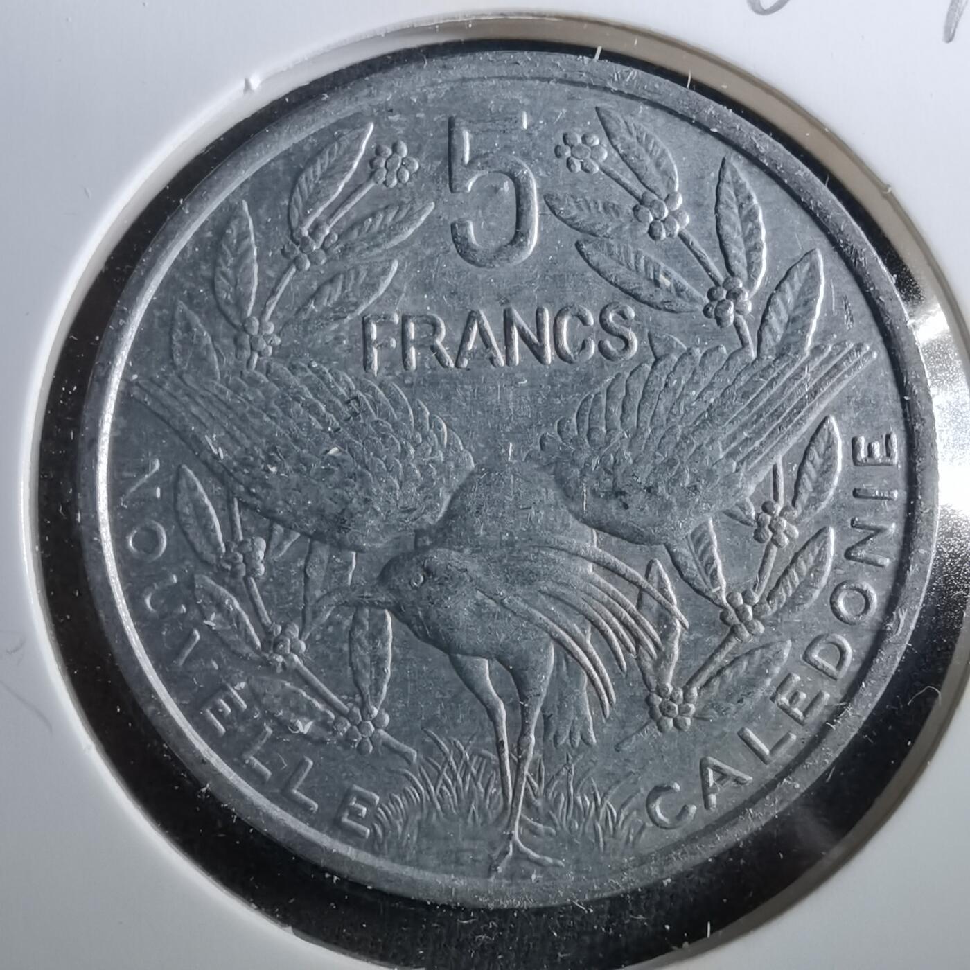 沼泽如烟--第960场 法属新喀里多尼亚1992年5法郎