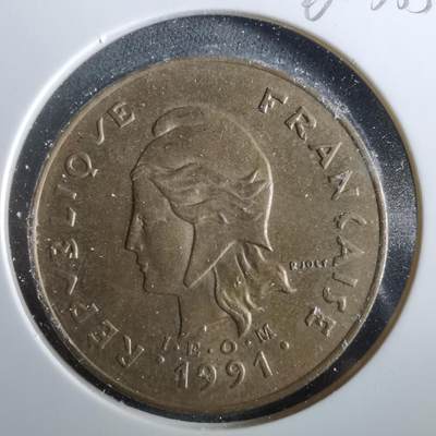 沼泽如烟--第960场 - 法属新喀里多尼亚1991年100法郎