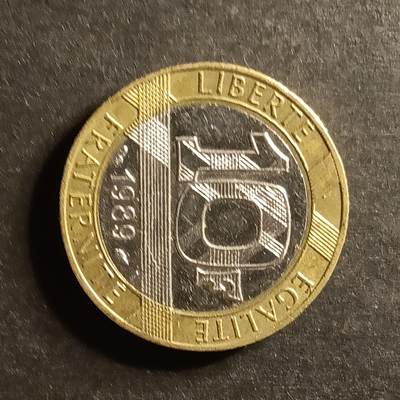 逸泉钱币2026A世界散币纸币纪念币专场A第一场 - 48 胜利天使法国10法郎硬币