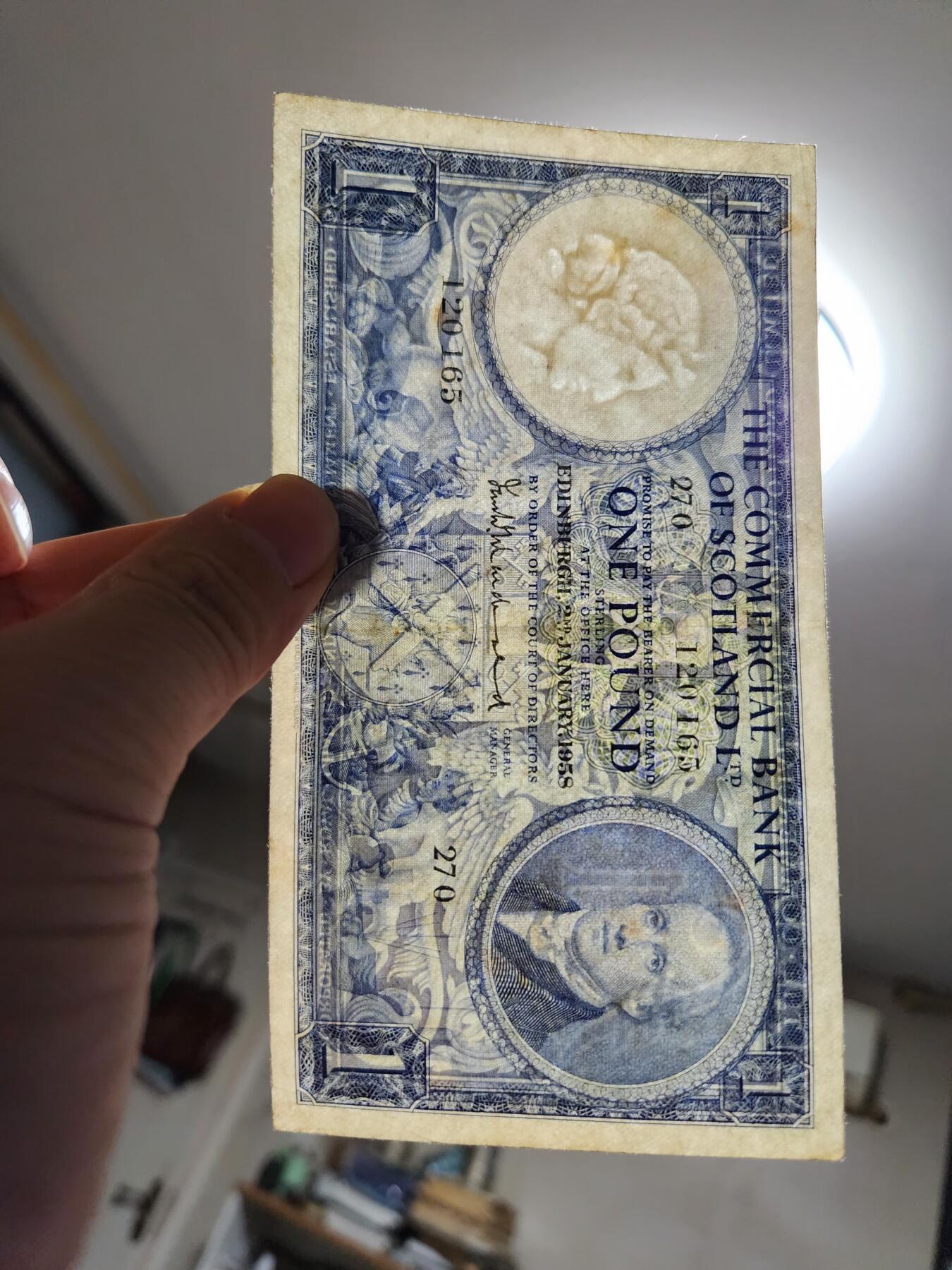 1月15号晚上8点 外国纸币自动截拍第8场 苏格兰美品