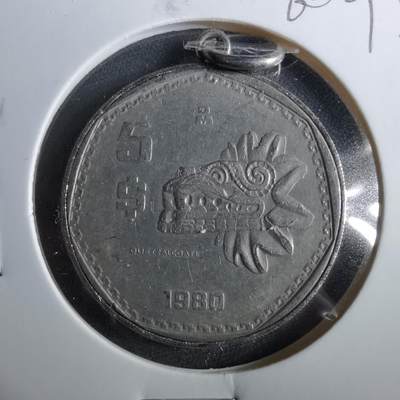 沼泽如烟--第960场 - 墨西哥1980年5比索吊坠