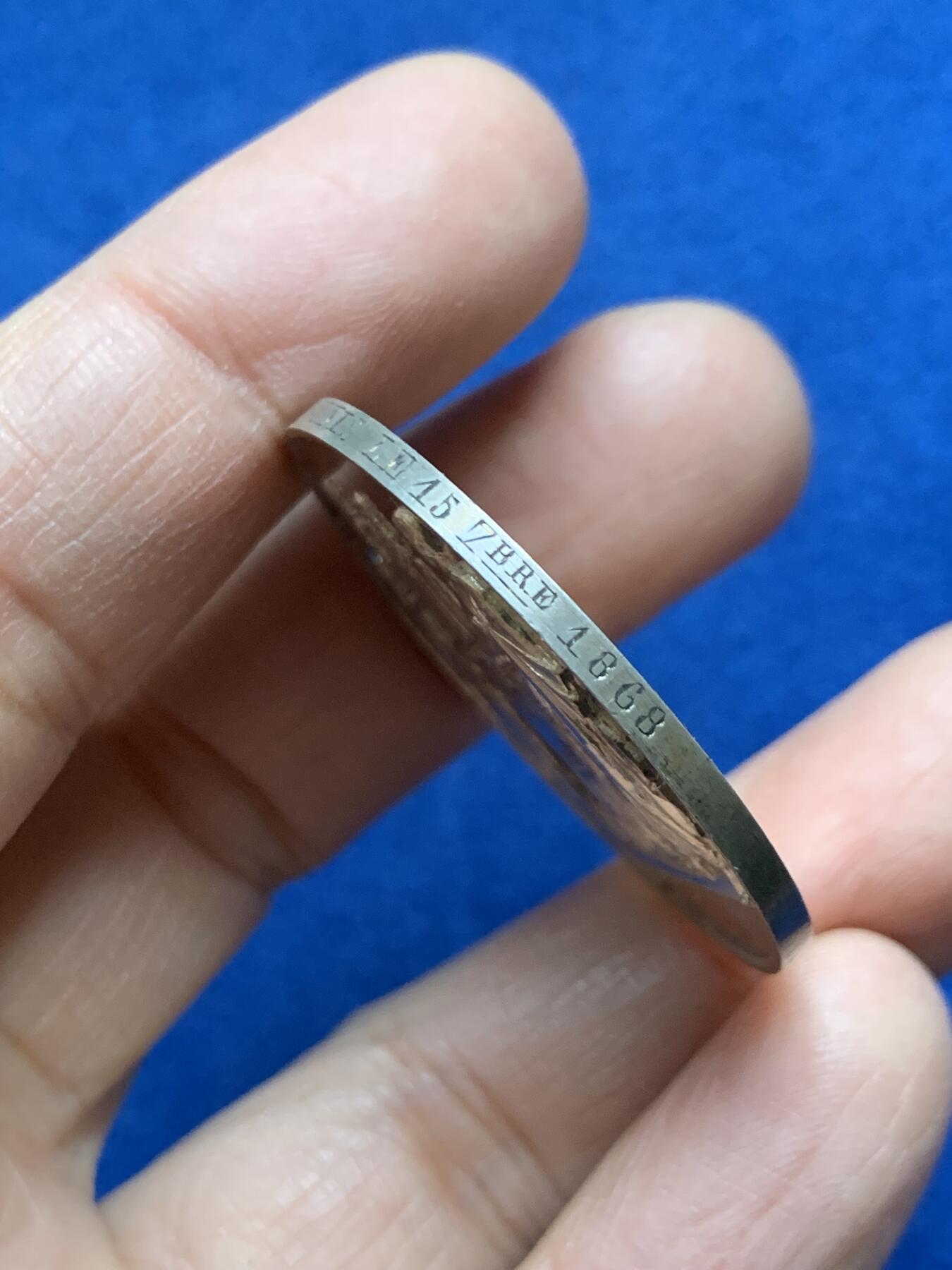 《竞宝斋》第458场 周日，周一，周二   3场连拍 （全场包邮）欢迎送拍 法国婚姻与爱情纪念银章，21.72g，36.5mm，蜜蜂边铭