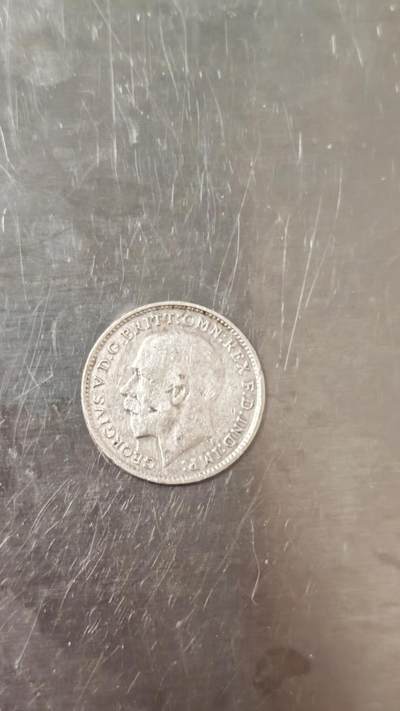 小银币 - 英国1917年3便士银币