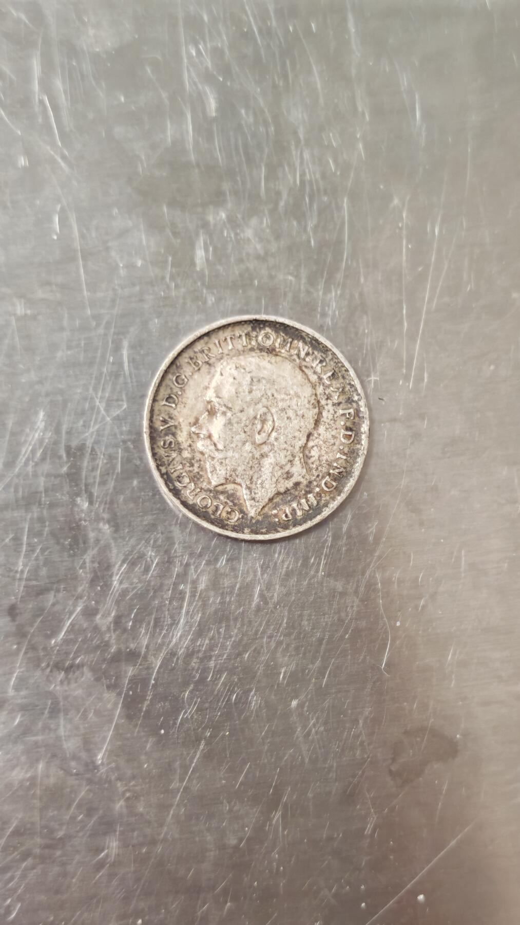 小银币 英国1911年3便士银币