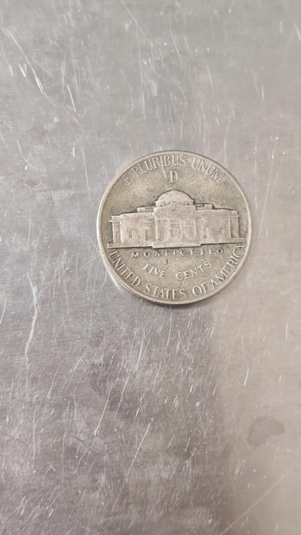 小银币 美国1945年5分银币