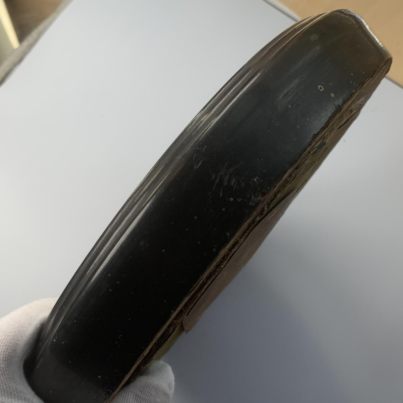 掌中浮雕-藏着的欧洲第049场 1865年尼德兰纪念滑铁卢战役胜利五十周年浮雕铜板挂件，外框约26.5厘米，铜板约18厘米（因镶嵌在木框内，铜板尺寸不能精确）