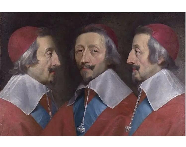 【旋风钱币】1月17日19:00准时开拍 精美欧洲币章、银币银章、第三帝国钱币等 全场包邮！ 法国1940年 红衣主教黎塞留+同名战列舰高浮雕精制大铜章 42MM