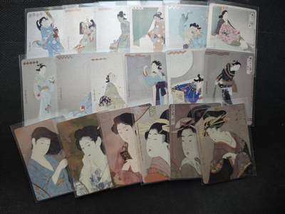 满200包邮！！龙虎卡牌-七二场（满200元包邮，无佣金，每周六结拍，欢迎送拍） - 卡游大英博物馆 绝版美女卡 18张