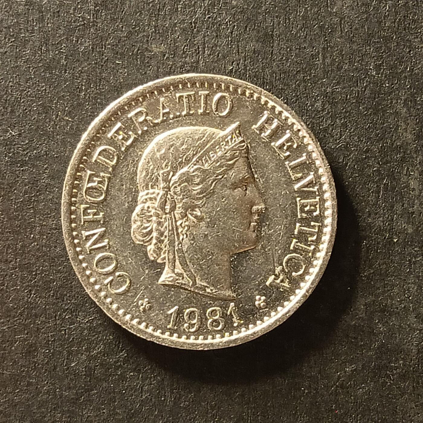 逸泉钱币2026A世界散币纸币纪念币专场A第一场 96 瑞士10生丁铜镍币