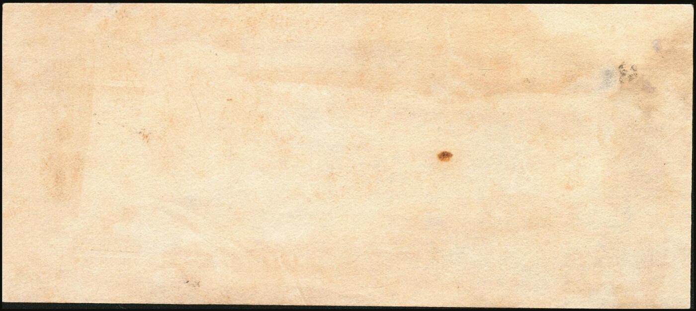 宜和2025年秋季拍卖 纸币 民国三十四年（1945年）中央银行越南流通券灰色伍圆反版试印票，正背共2枚，中央印制厂之设计打样稿（流通票为绿色），未正式发行，亦未见图录记载，迄今为止仅见；原汁原味，九五品，敬请关注