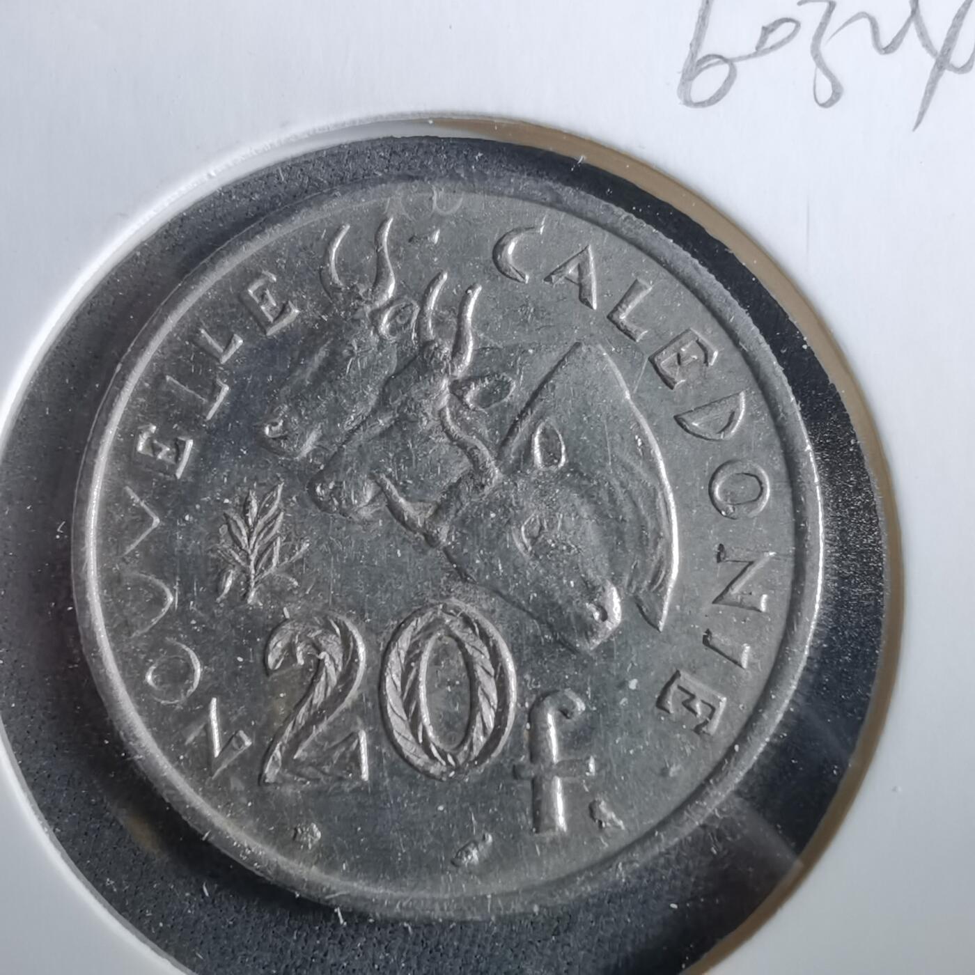 沼泽如烟--第960场 法属新喀里多尼亚1967年20法郎