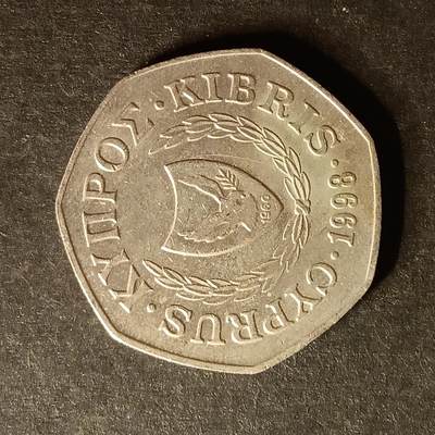 逸泉钱币2026A世界散币纸币纪念币专场A第一场 - 6 塞浦路斯50分