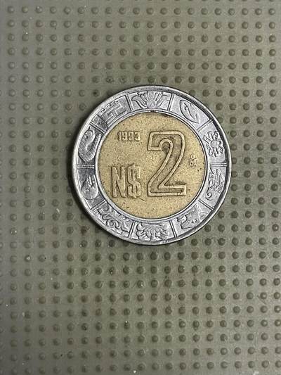 2026年第11场各国散币拍卖（总第161场）16.17两天外出，18号可以发货 - 墨西哥1993年2比索