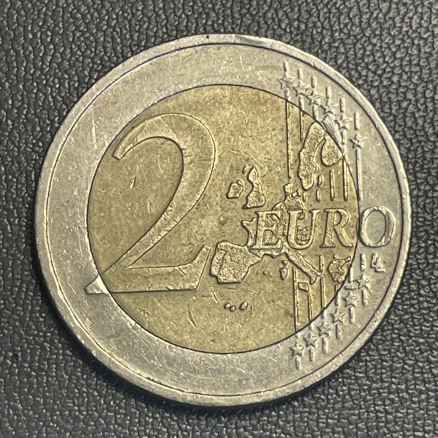 回流0119 德国2002年2欧元双金属币 联邦之鹰