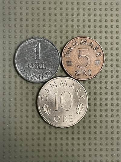 2026年第9场各国散币拍卖（总第159场） - 丹麦3枚