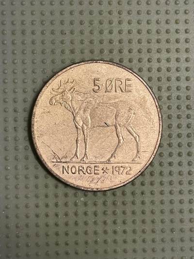 2026年第9场各国散币拍卖（总第159场） - 挪威1972年5欧尔
