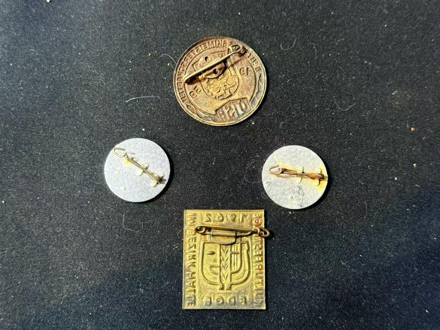 罗岚⭐爱藏⭐甄选专拍第四场-分享拍场赚佣（实体经营） 民主德国勋赏一组（威廉·李卜克内西诞辰100周年  工会哈勒地区代表铜证章）