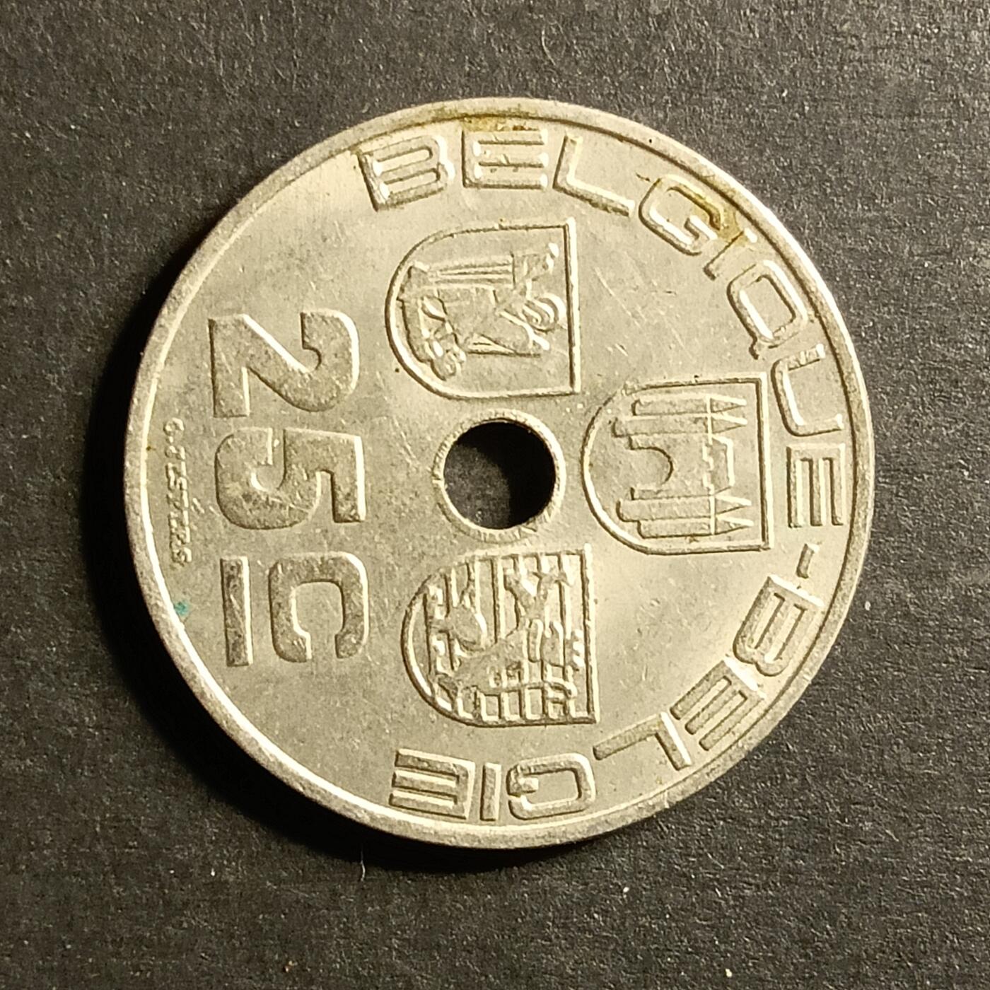 逸泉钱币2026A世界散币纸币纪念币专场A第一场 36 比利时硬币25分