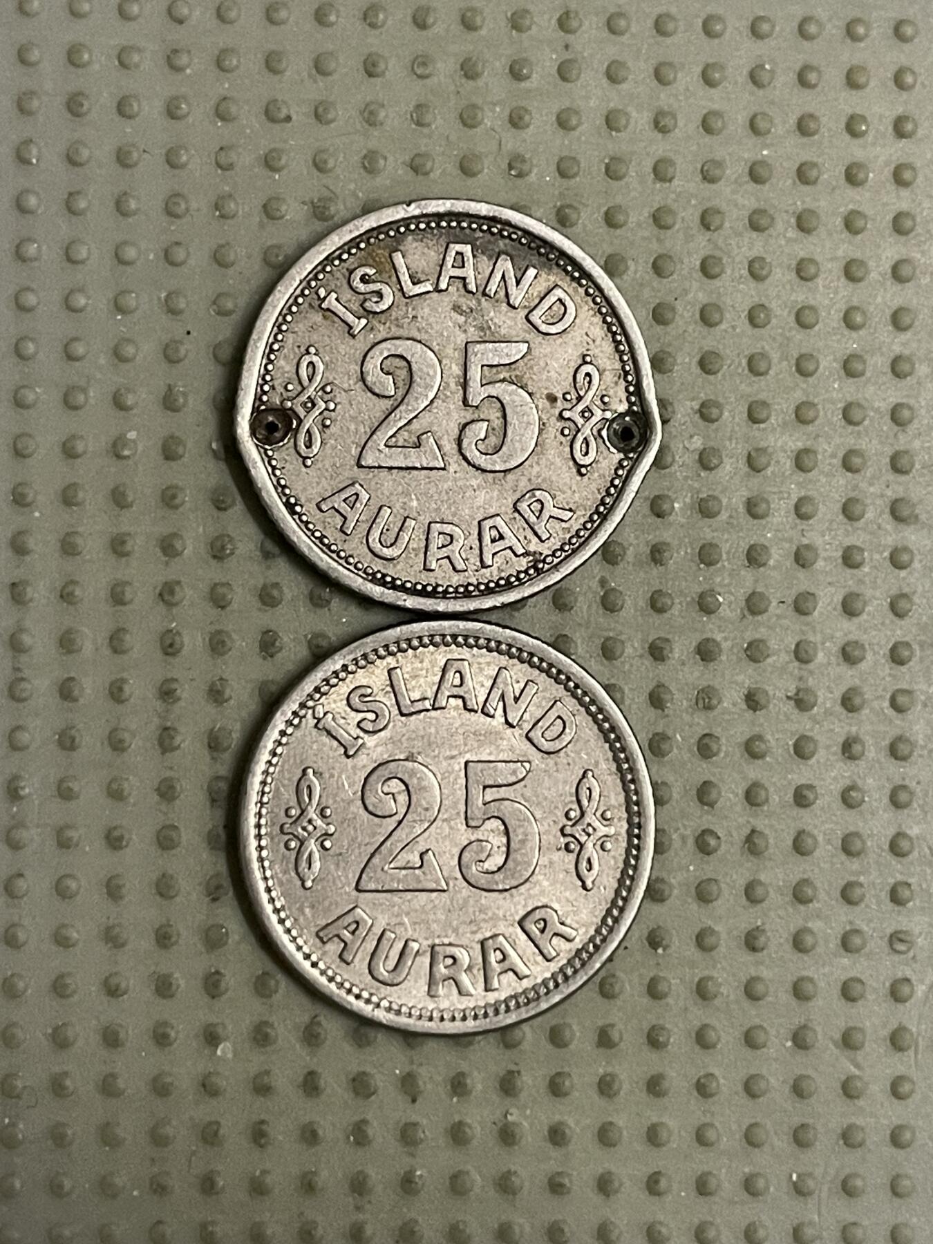 2026年第9场各国散币拍卖（总第159场） 冰岛25奥拉2枚