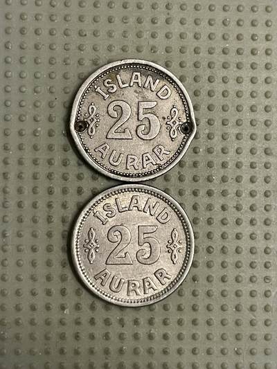 2026年第9场各国散币拍卖（总第159场） - 冰岛25奥拉2枚