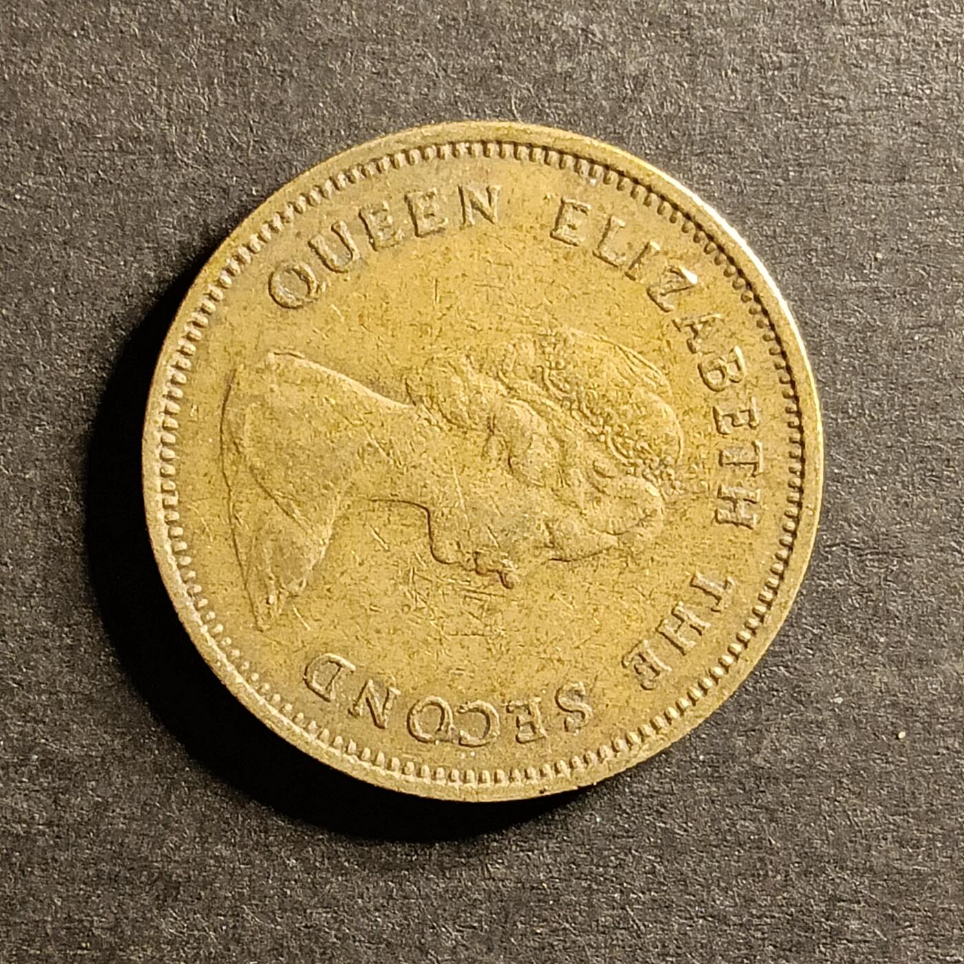 逸泉钱币2026A世界散币纸币纪念币专场A第一场 46 香港5毫硬币