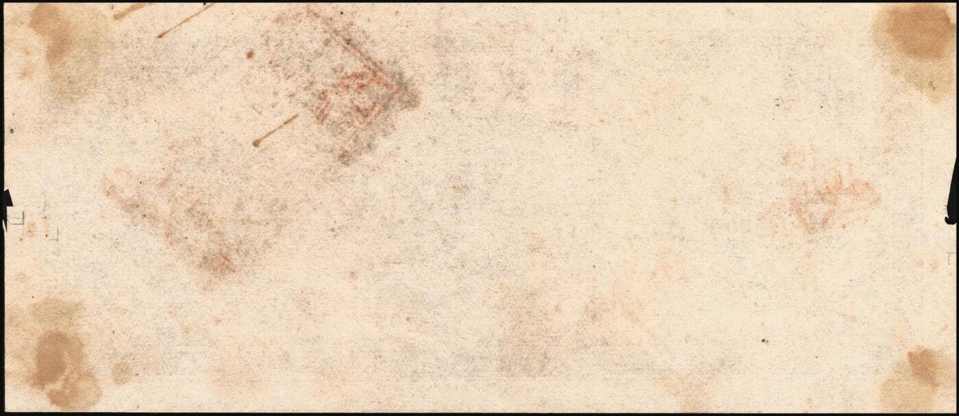 宜和2025年秋季拍卖 纸币 民国三十三年（1944年）中央银行灰蓝色“复兴关”壹百圆单面反版试印票，正背共2枚，中央信托局印制处，未正式发行之设计打样稿（颜色与流通票不同），亦未见图录记载；八五至九五品，敬请关注