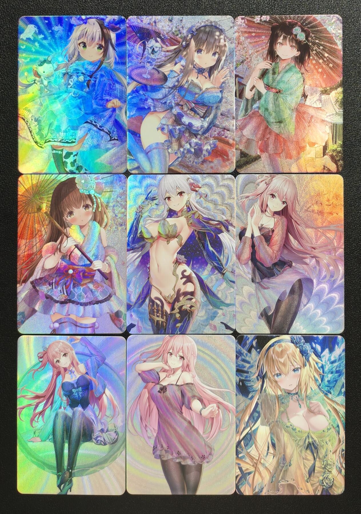 天玑星卡拍第161期《1.15周四截拍》持续收拍收评中 满赠卡需备注 宁缺卡牌 动漫美女 粗彩 九张