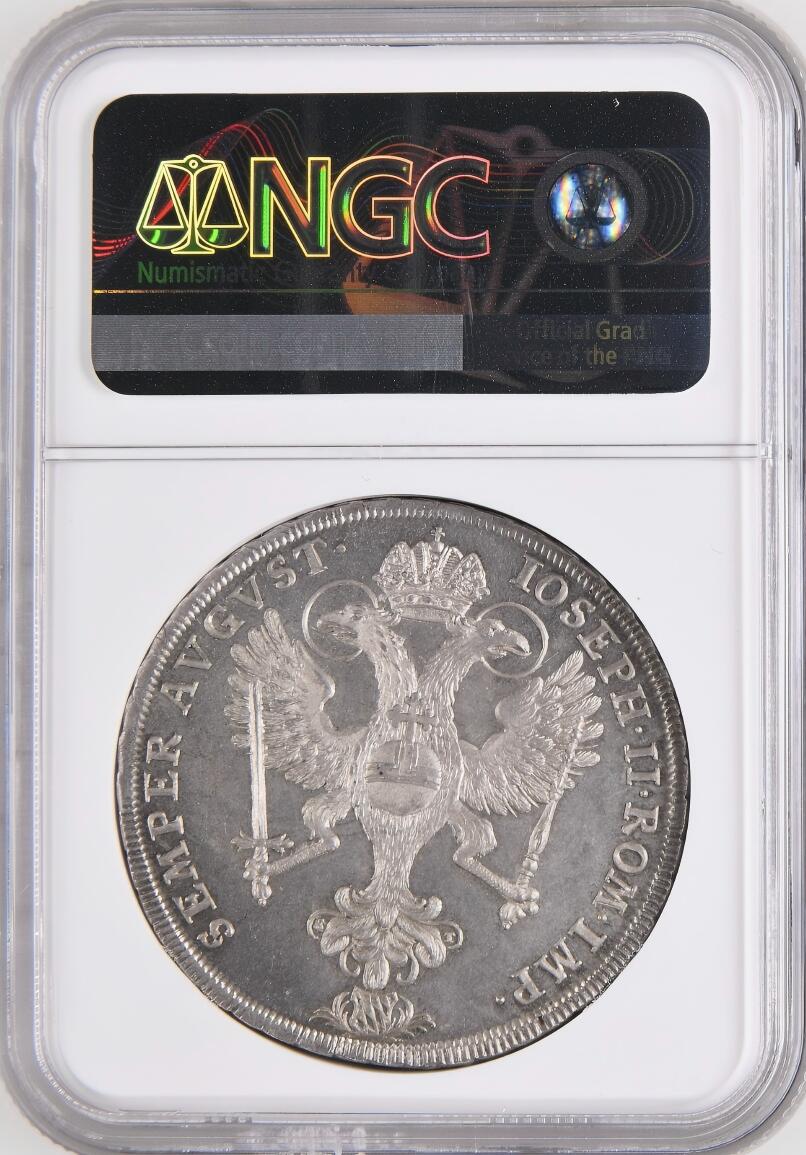 NGC-MS67 1781 德国富格尔-津嫩堡-沃尔特泰勒银币